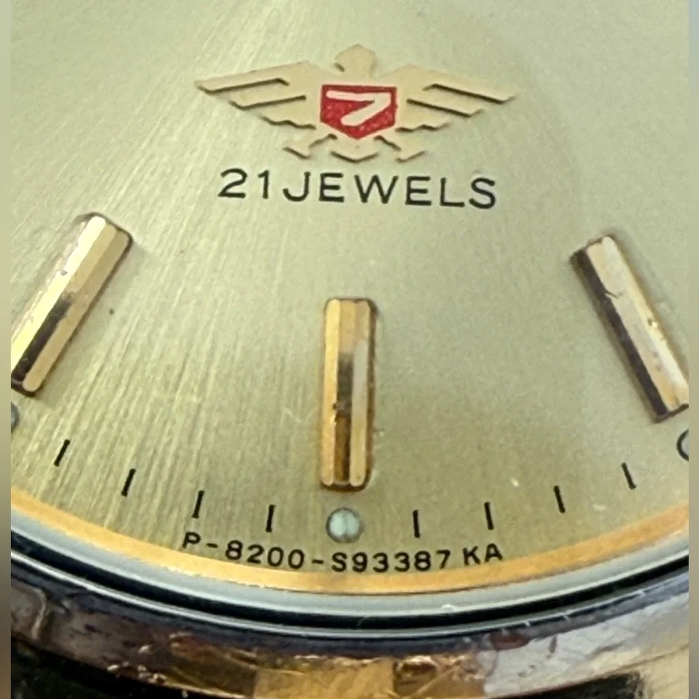 Citizen Eagle 7 Automatic 21 Jewels Rare Vintage Men’s Watch Gold Dial Bracelet